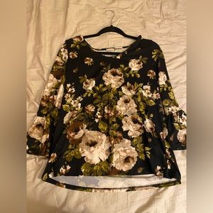 COMO VINTAGE FLORAL TOP